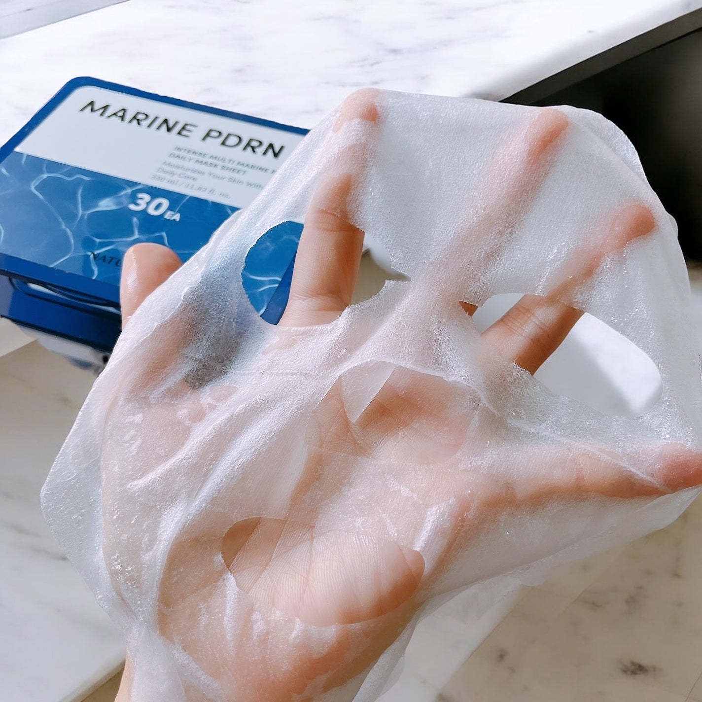 マリンPDRNデイリーシートマスク/ネイチャーリパブリック/シートマスク・パックを使ったクチコミ(8枚目)