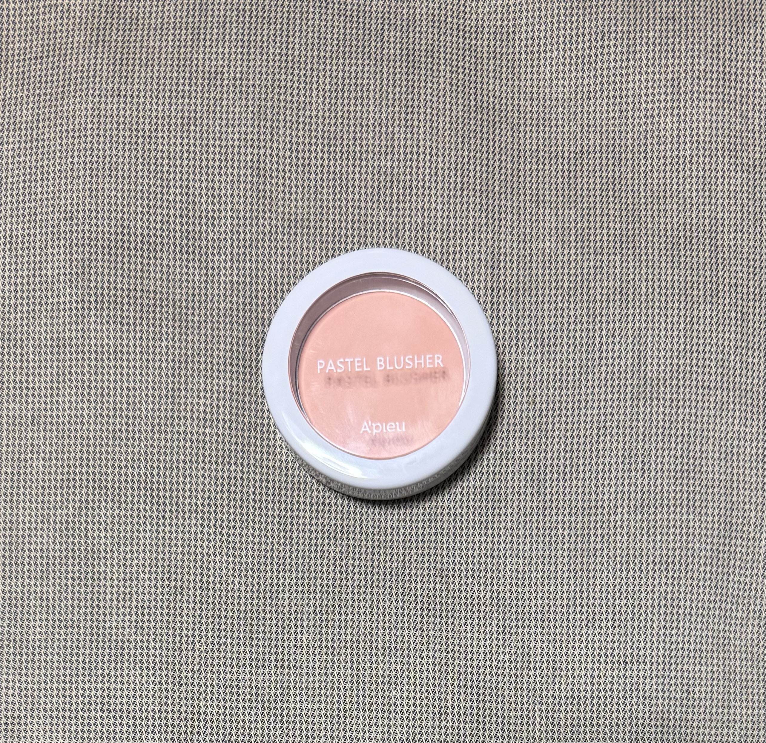 アピュー パステルブラッシャー CR02ガーリーなときめきコーラル/A’pieu/パウダーチークを使ったクチコミ（1枚目）