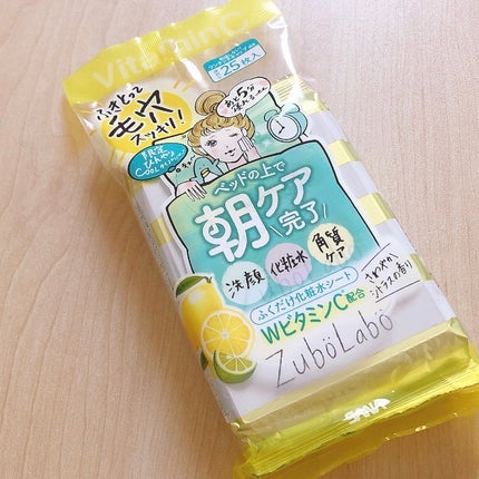 朝用ふき取り化粧水シート/ズボラボ/拭き取り化粧水を使ったクチコミ(1枚目)