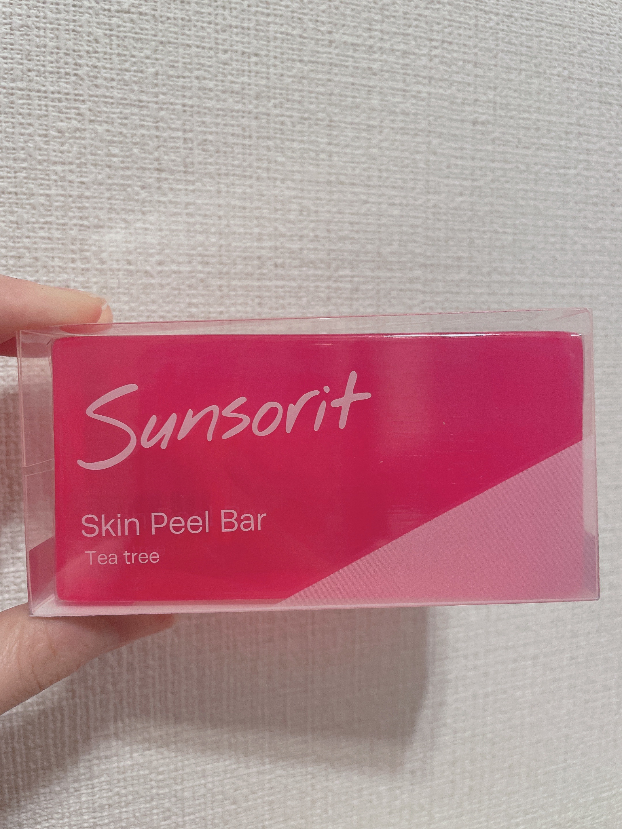 スキンピールバー ティートゥリー/サンソリット/洗顔石鹸を使ったクチコミ（1枚目）