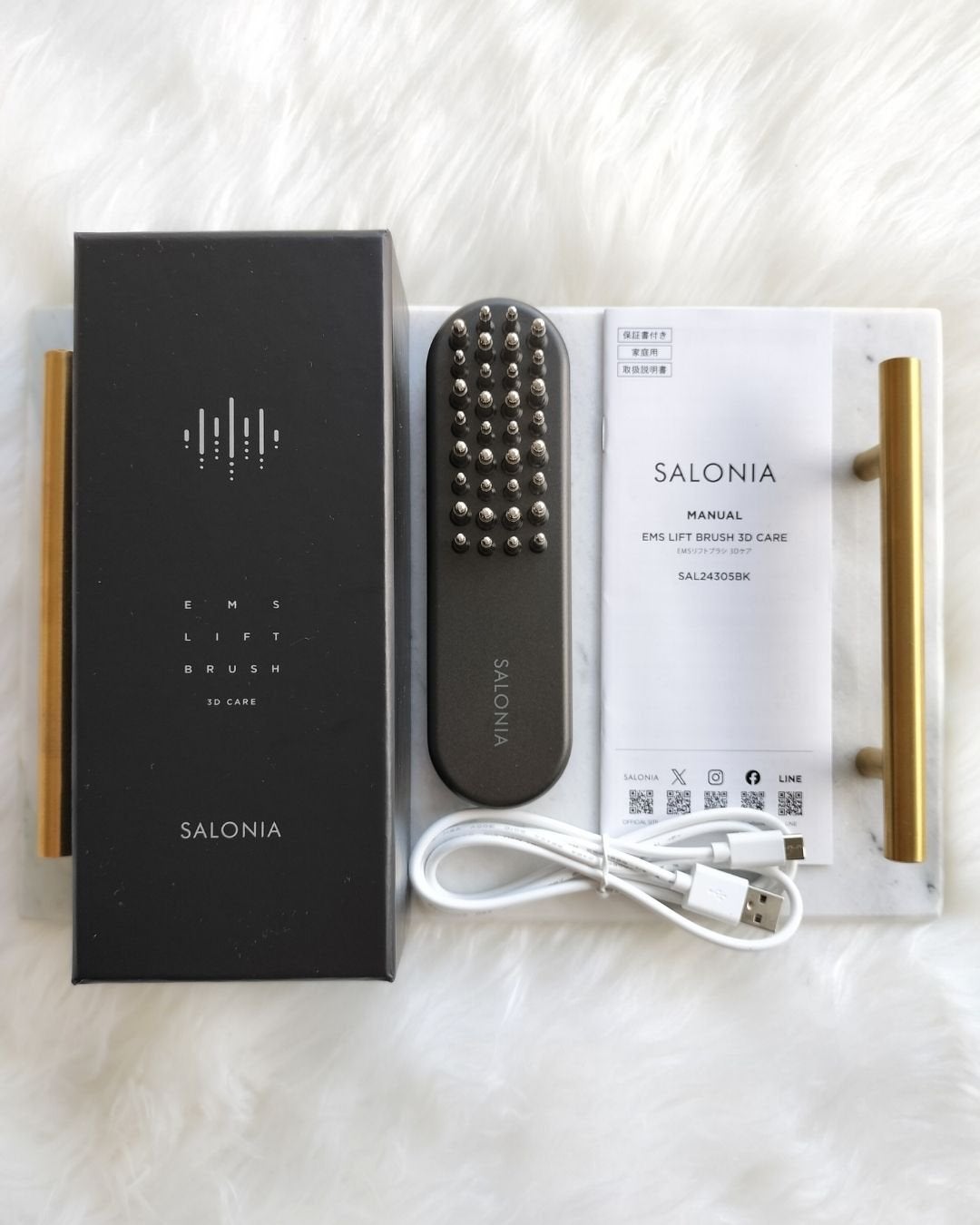 サロニア EMSリフトブラシ 3Dケア/SALONIA/ボディケア美容家電を使ったクチコミ(5枚目)