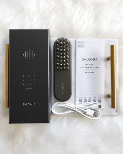 サロニア EMSリフトブラシ 3Dケア/SALONIA/ボディケア美容家電を使ったクチコミ(5枚目)
