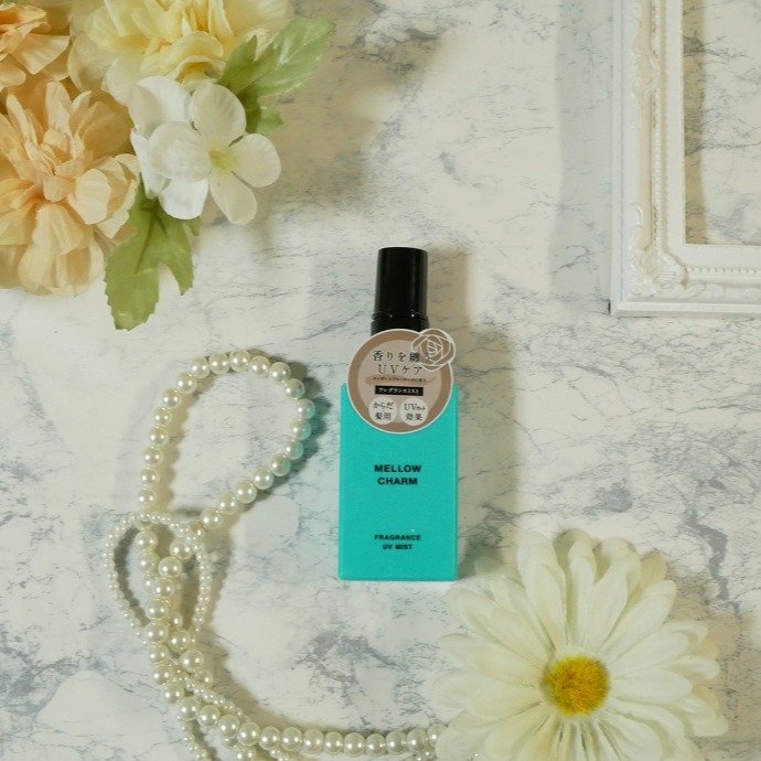 メロウチャーム フレグランスUVミスト エレガントブルーローズ/MELLOW CHARM/香水(その他)を使ったクチコミ（2枚目）