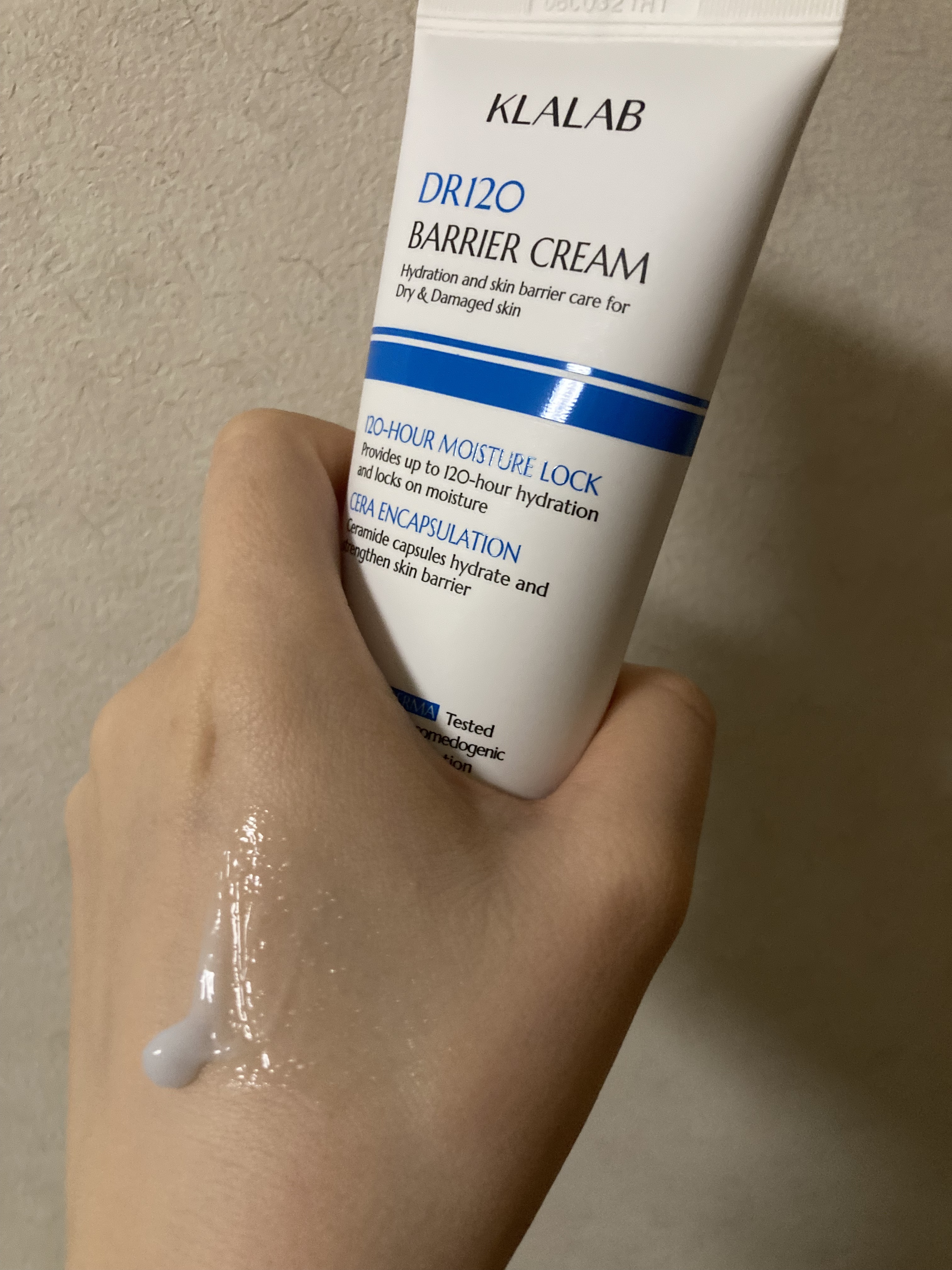 ディーアール120 バリアクリーム/KLALAB/フェイスクリームを使ったクチコミ（1枚目）
