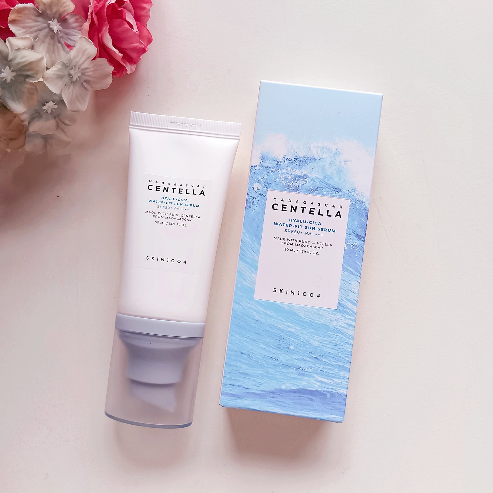 ヒアルーシカ ウォーターフィット サンセラム/SKIN1004/日焼け止めローションを使ったクチコミ（1枚目）