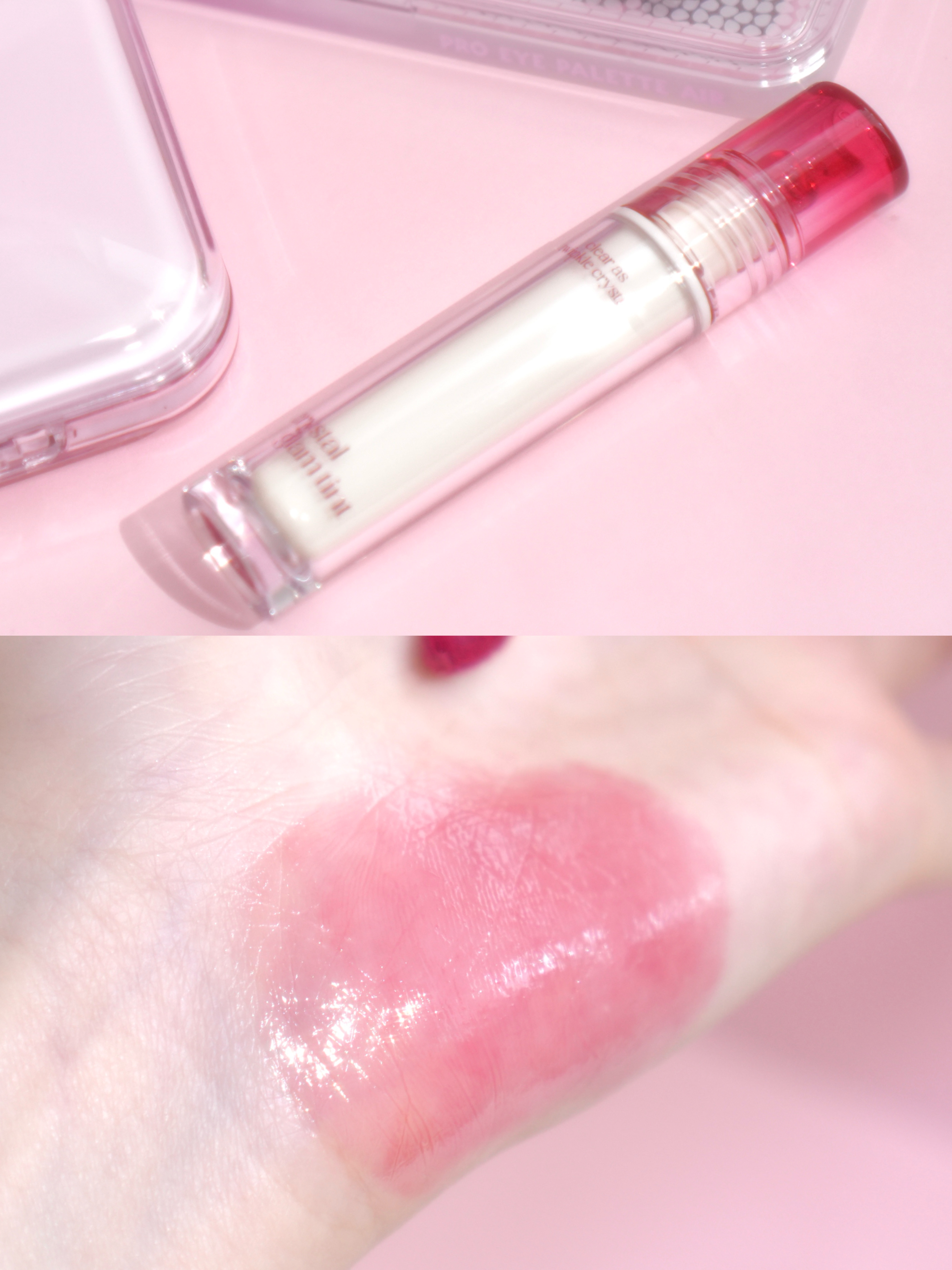 クリスタル グラム ティント 18 フレッシュアップル(FRESH APPLE)/CLIO/リップティントを使ったクチコミ（2枚目）