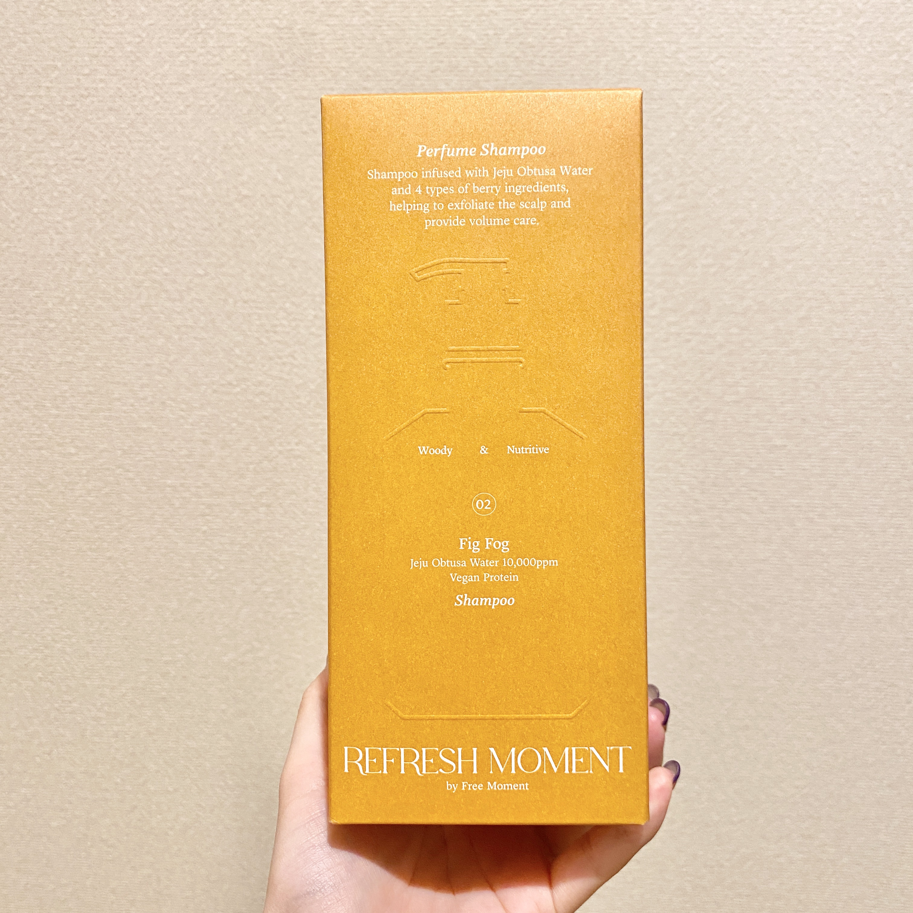 リフレッシュモーメントパフュームシャンプー/トリートメント Fig Fog/Free Moment /市販シャンプーを使ったクチコミ（3枚目）