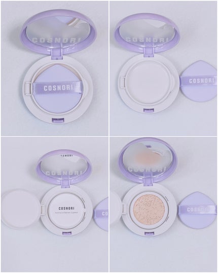 パンテノールバリアクッション/COSNORI/クッションファンデーションを使ったクチコミ(3枚目)