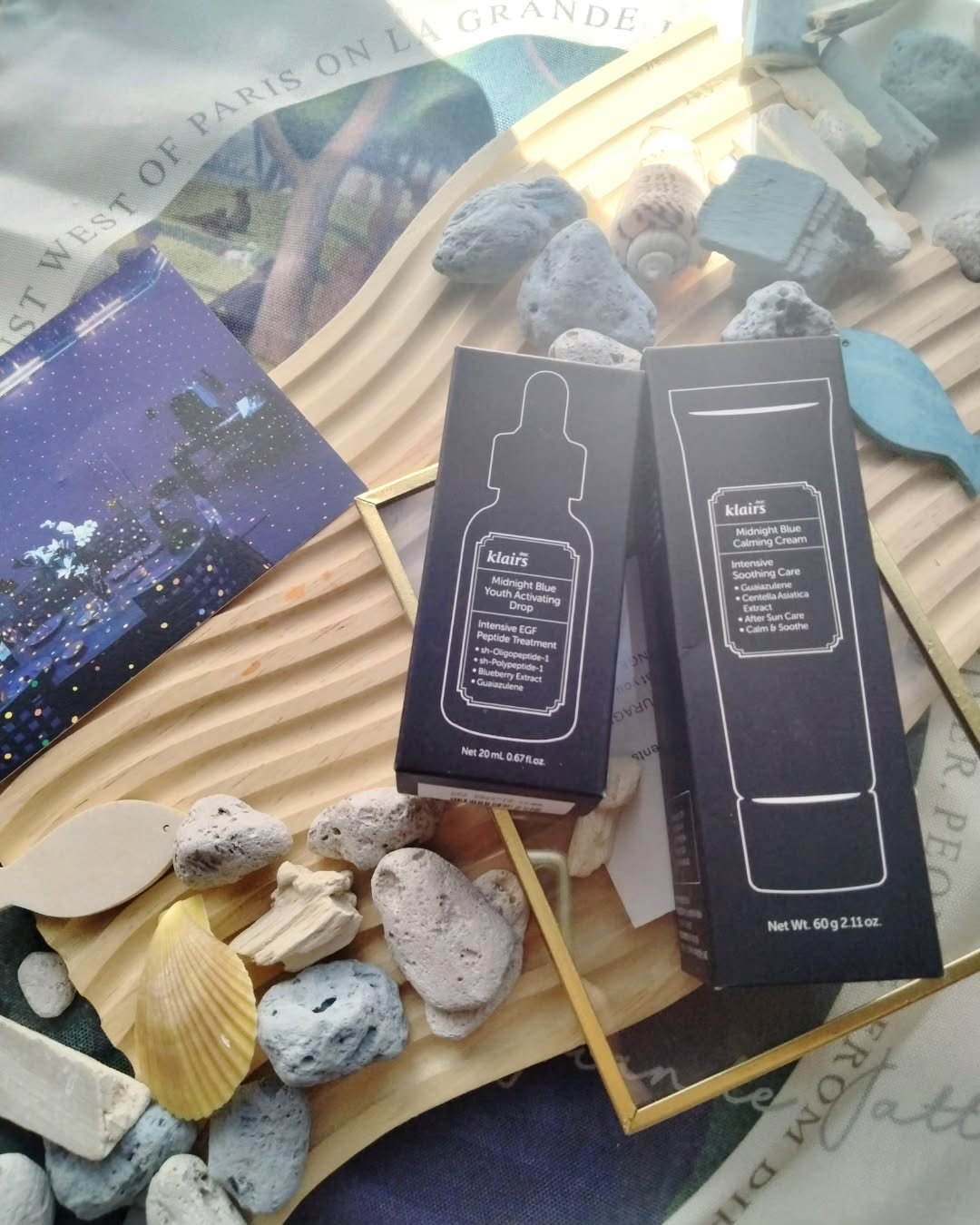 ミッドナイトブルーカーミングクリーム/Klairs/フェイスクリームを使ったクチコミ（2枚目）