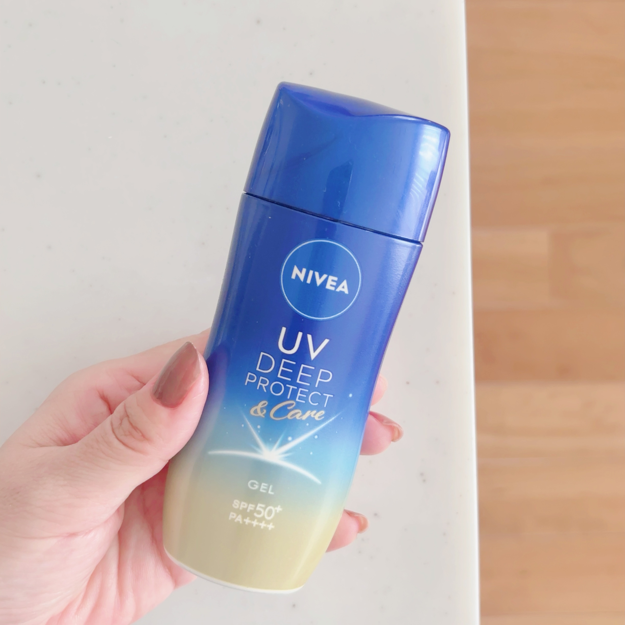 ニベアUV ディープ プロテクト＆ケア ジェル/ニベア/日焼け止めジェルを使ったクチコミ（1枚目）
