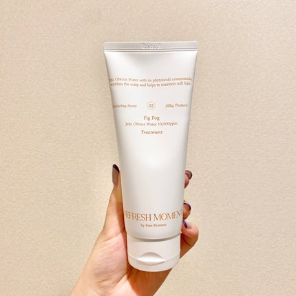 リフレッシュモーメントパフュームシャンプー/トリートメント Fig Fog/Free Moment /市販シャンプーを使ったクチコミ(9枚目)