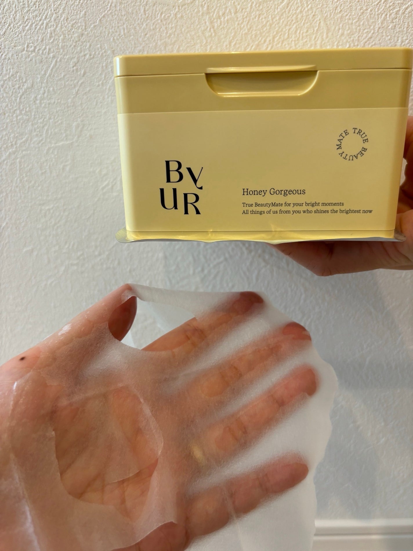 バイユア プランプハニー デイリーアクアセラムマスク/ByUR/シートマスク・パックを使ったクチコミ(3枚目)