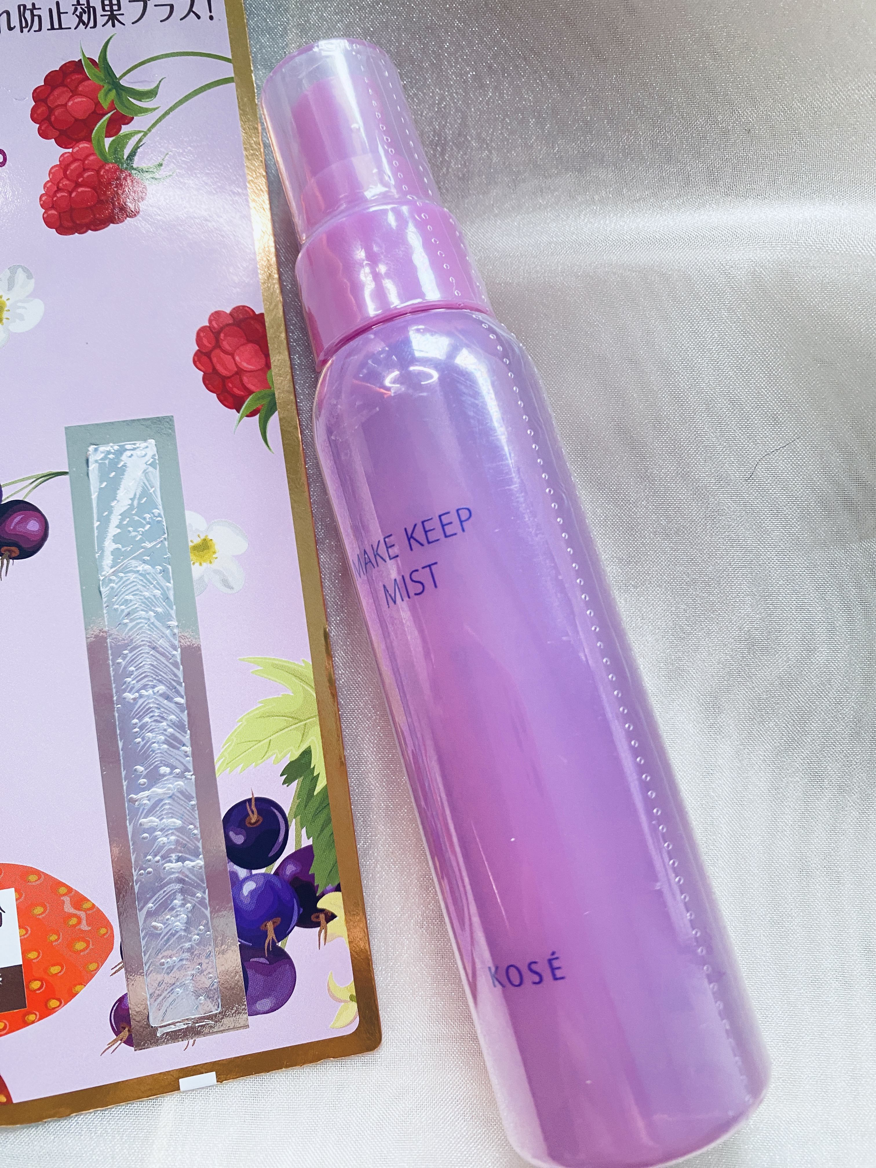 メイク キープ ミスト EX + 桜チェリー/コーセーコスメニエンス/ミスト状化粧水を使ったクチコミ（2枚目）