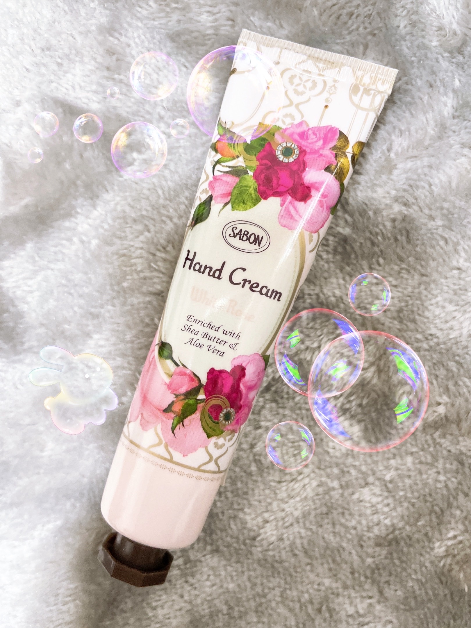 ハンドクリーム ホワイト・ローズ/SABON/ハンドクリームを使ったクチコミ（1枚目）