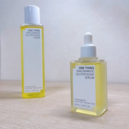 ナイアシンアミドグルタチオントナー/ONE THING/化粧水を使ったクチコミ(7枚目)