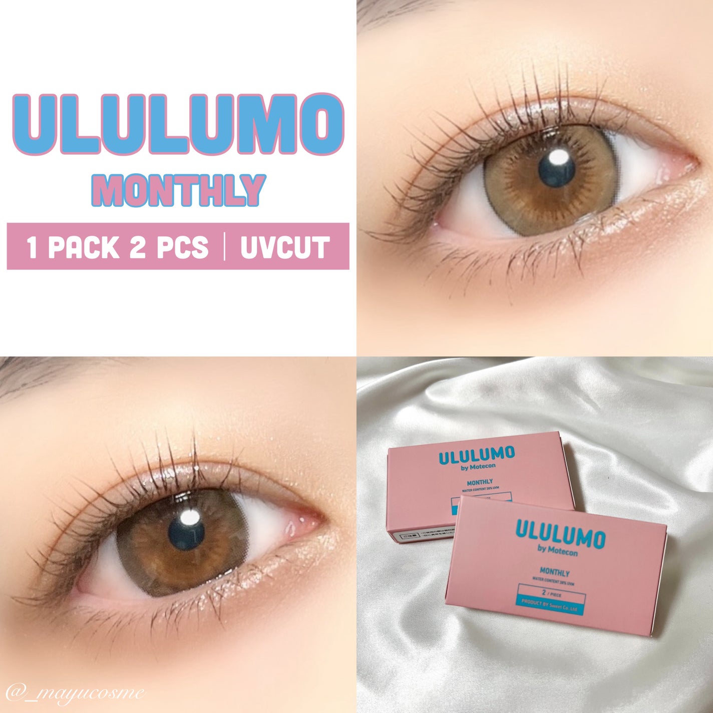 ウルルモ/ULULUMO by Motecon/カラーコンタクトレンズを使ったクチコミ(1枚目)