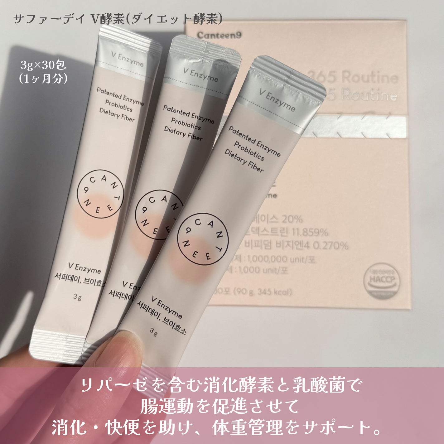 サファーデイ V酵素/canteen9/ボディサプリメントを使ったクチコミ(2枚目)