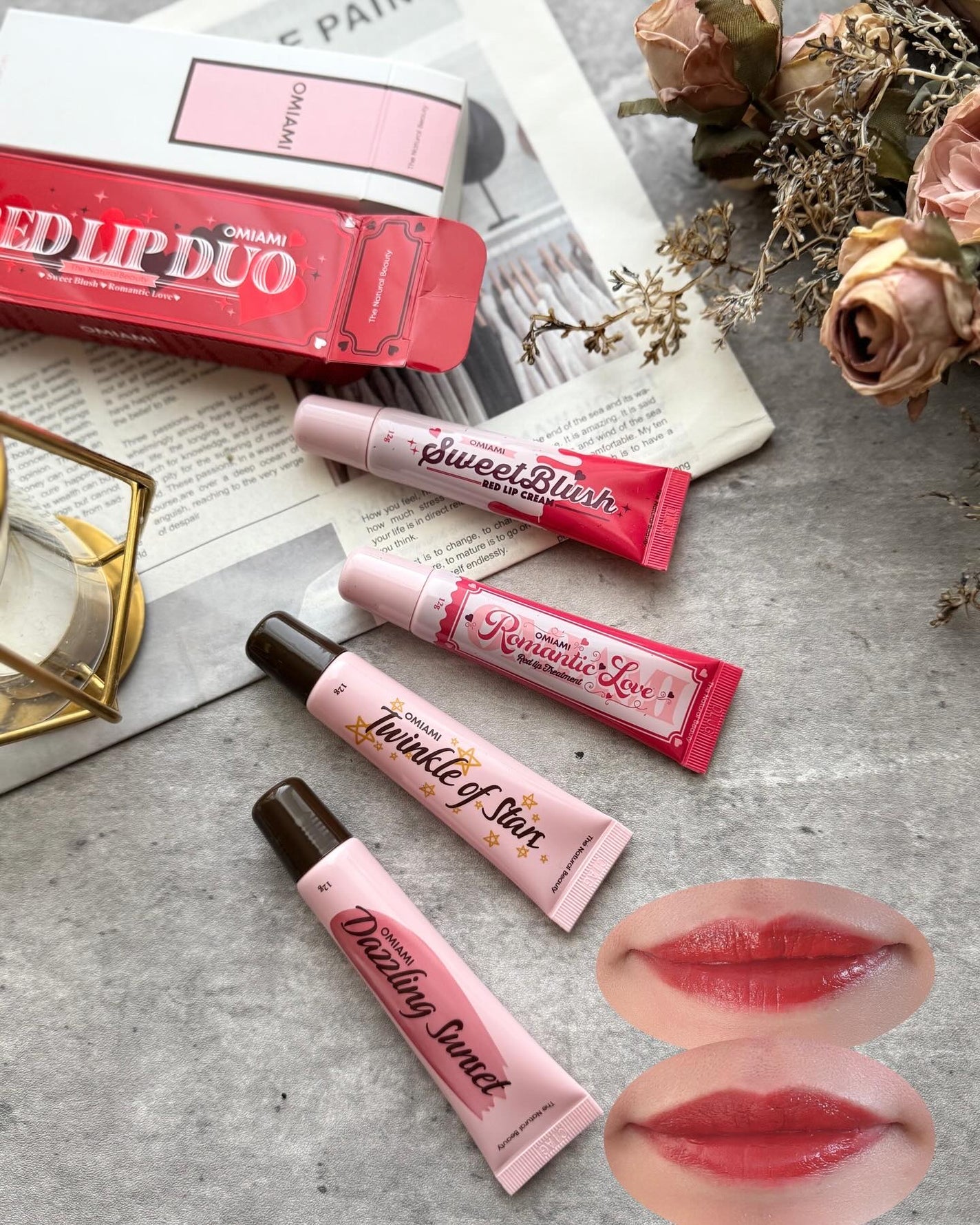 arisya08 on LIPS 「✔OMIAMILipCareDuo唇にのせるとぷるんぷるん🩷自..」(1枚目)