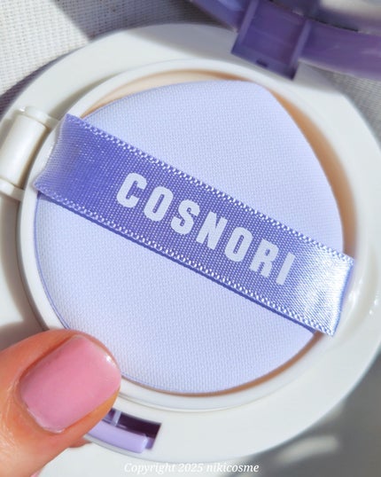 パンテノールバリアクッション/COSNORI/クッションファンデーションを使ったクチコミ(3枚目)