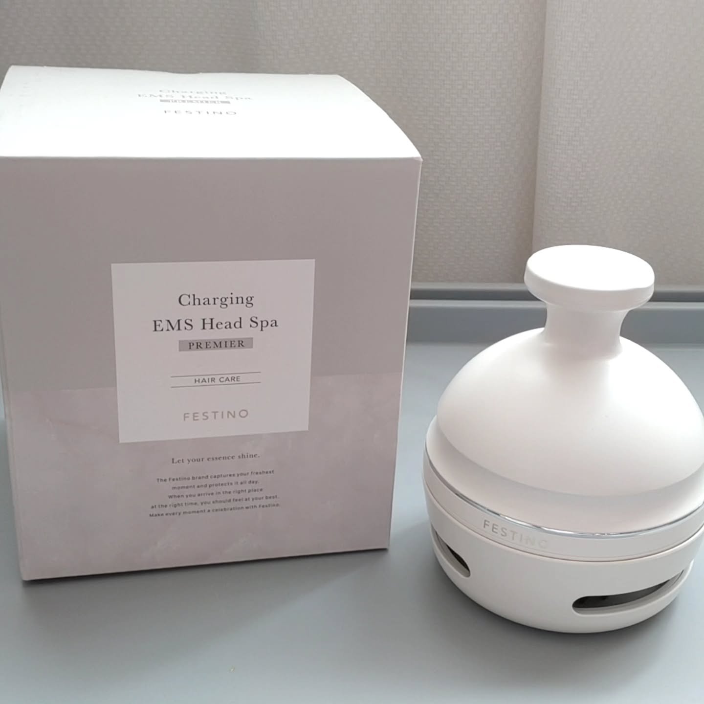 充電式EMSヘッドスパ プレミア/FESTINO/ヘッドマッサージャーを使ったクチコミ（1枚目）