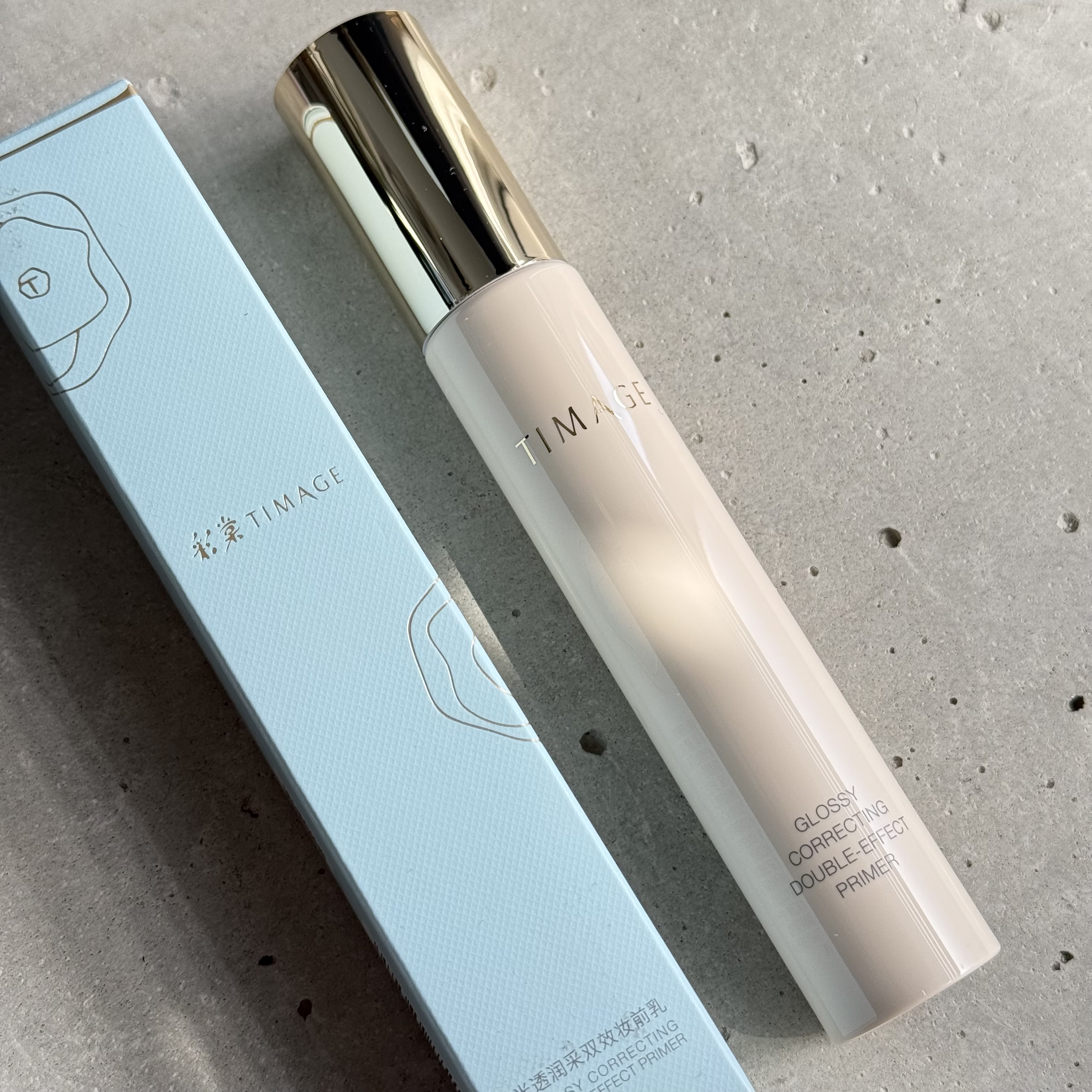 グロッシーコレクティングダブルエフェクトプライマー/TIMAGE/化粧下地を使ったクチコミ（2枚目）