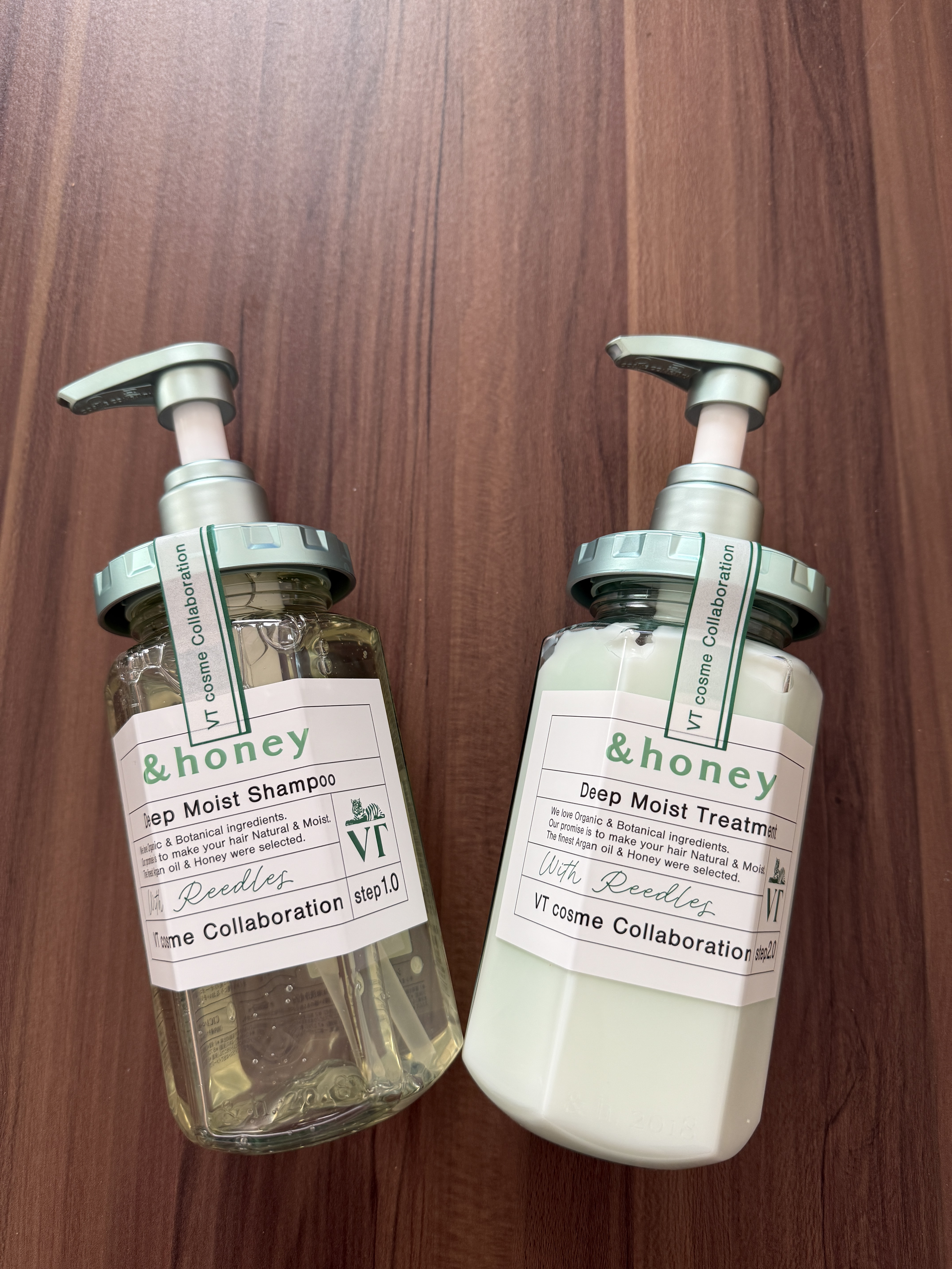 アンドハニー × VT ディープモイスト 限定ペアセット/&amp;honey/市販シャンプーを使ったクチコミ（2枚目）