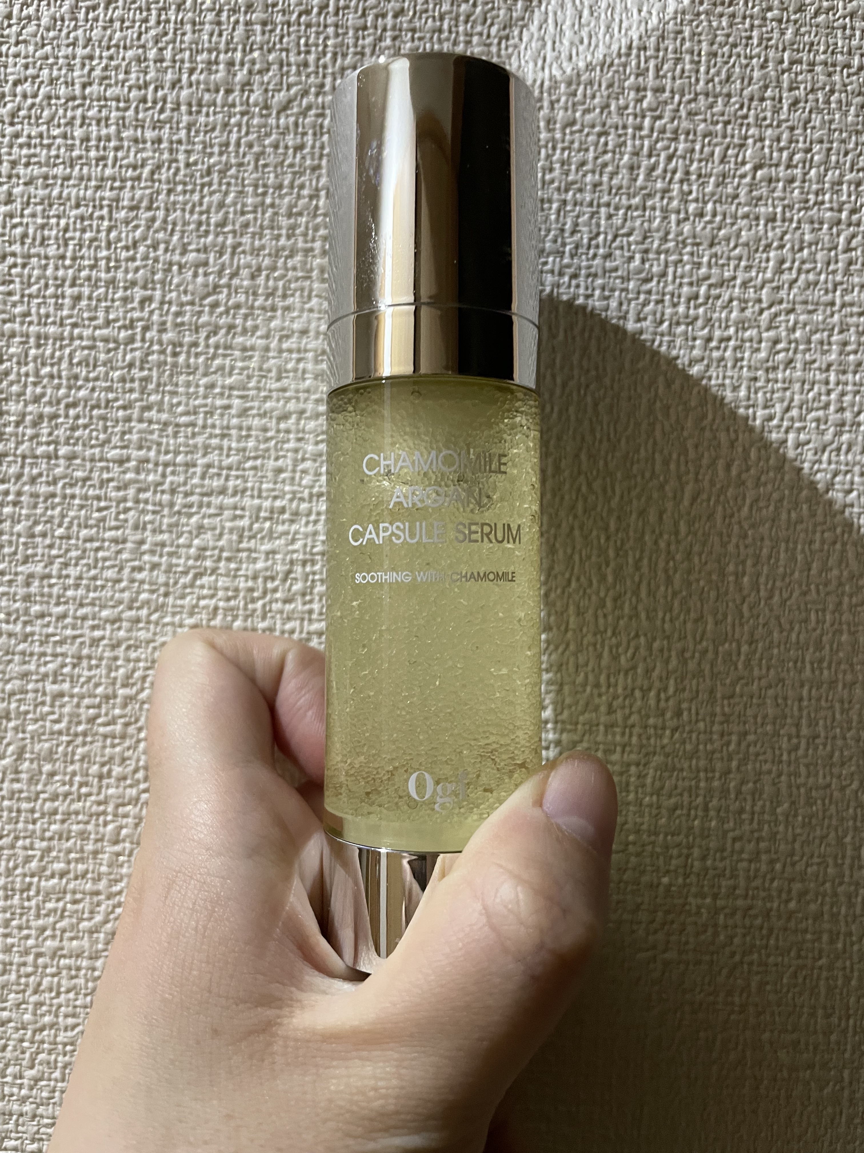 カモミールアルガンカプセルセラム/Ogi/美容液を使ったクチコミ（1枚目）