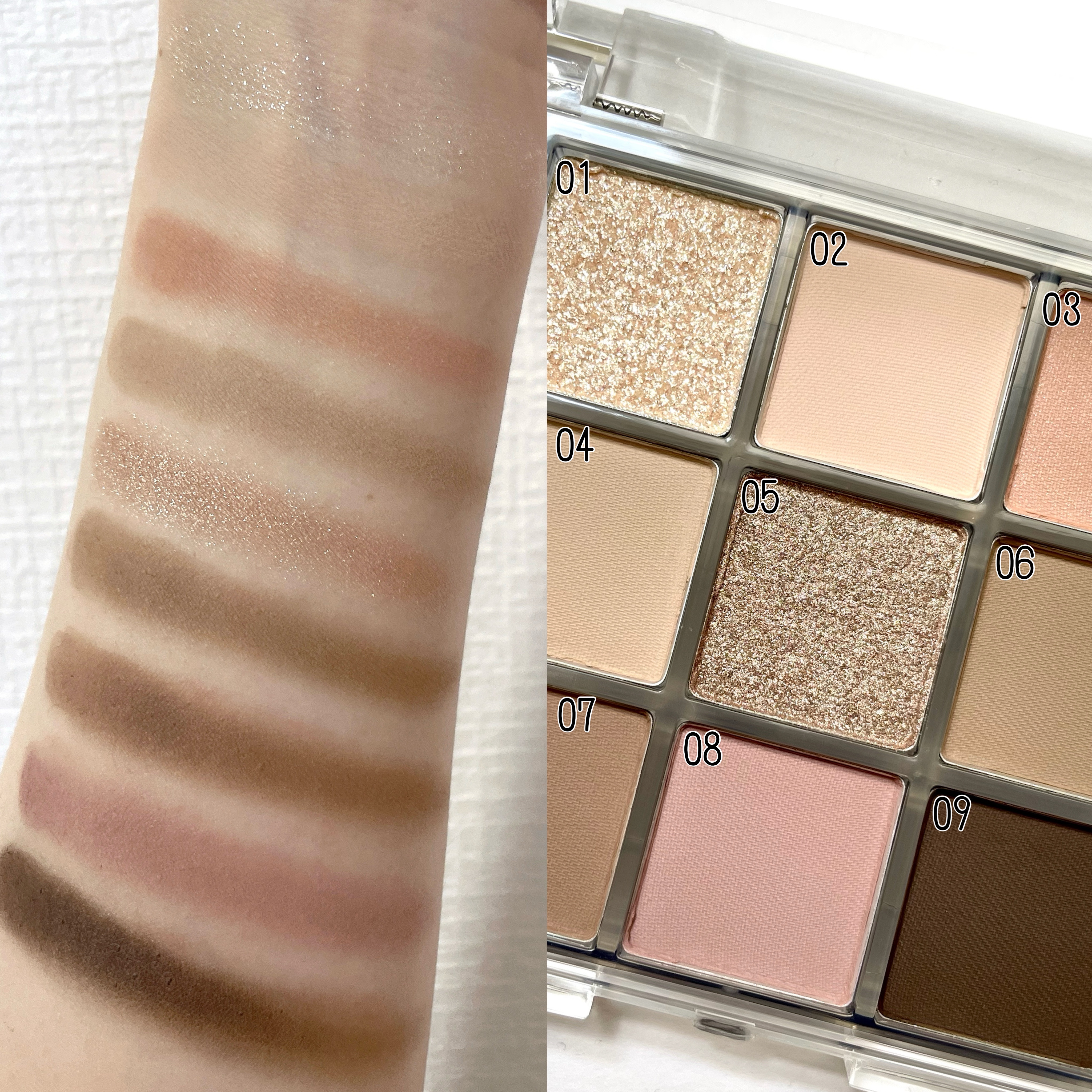 KEYBO FALL IN LOVE SHADOW PALETTE/keybo/アイシャドウパレットを使ったクチコミ（3枚目）