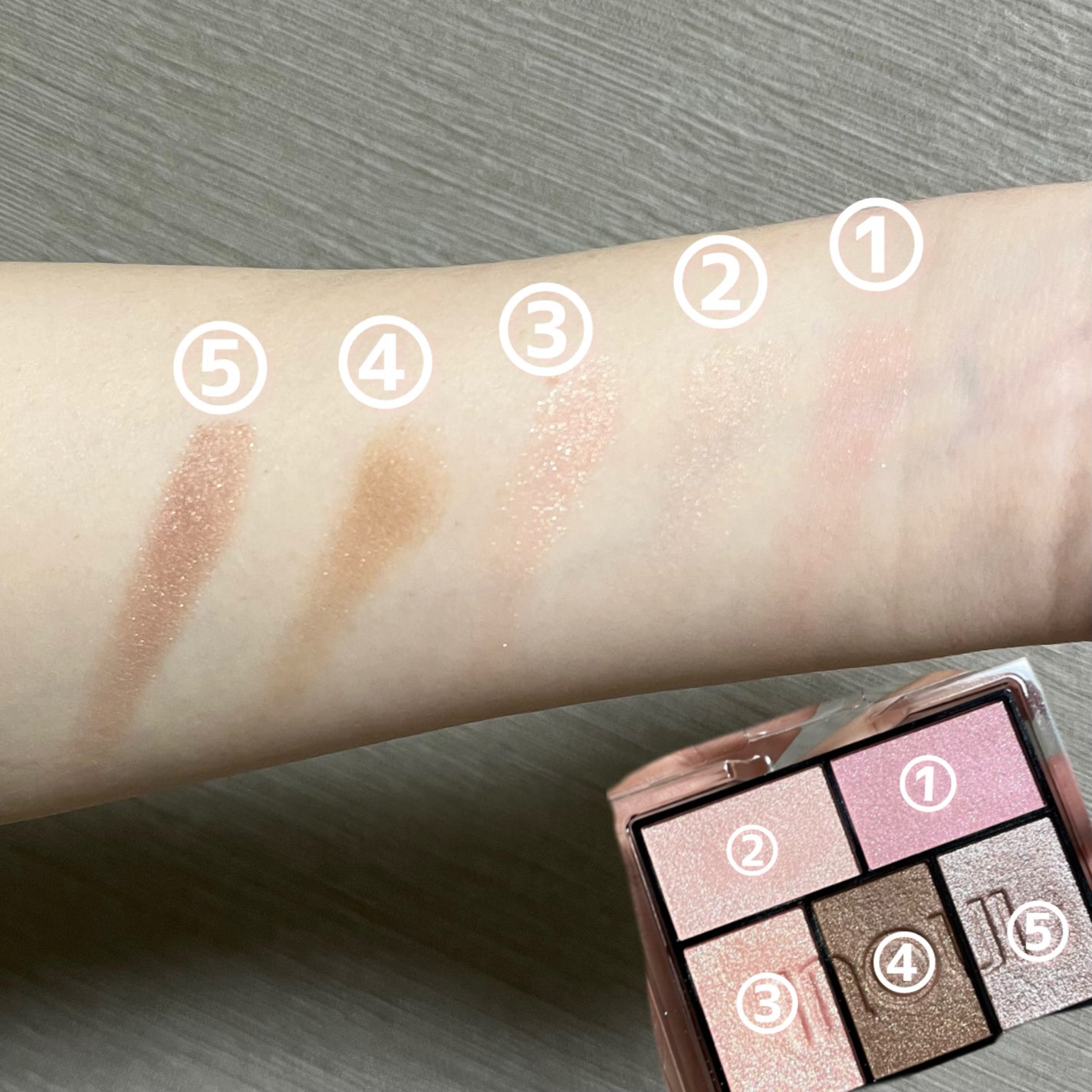 インウイ アイズ/INOUI/アイシャドウパレットを使ったクチコミ(2枚目)