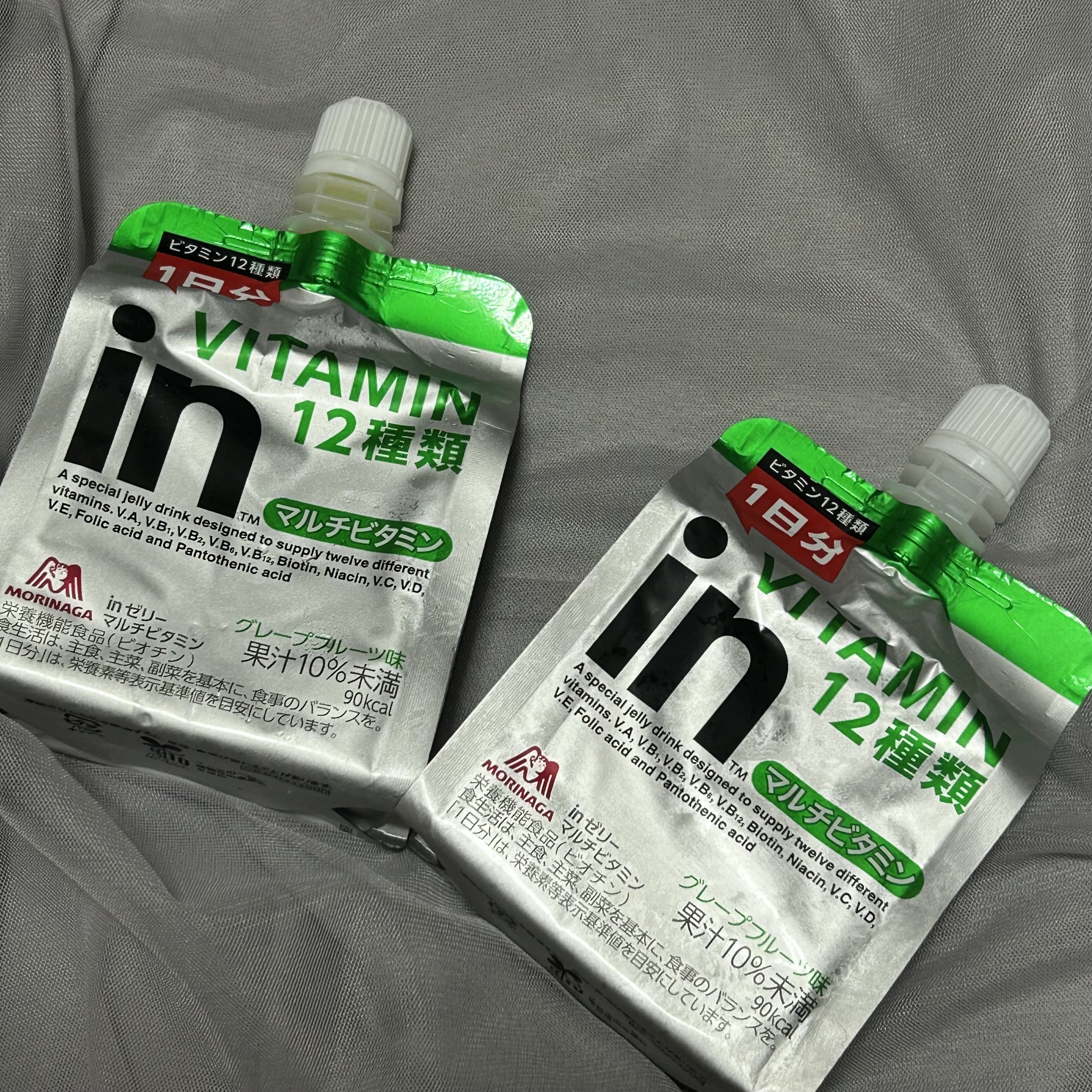 inゼリー マルチビタミン/森永製菓/ゼリー飲料を使ったクチコミ（1枚目）