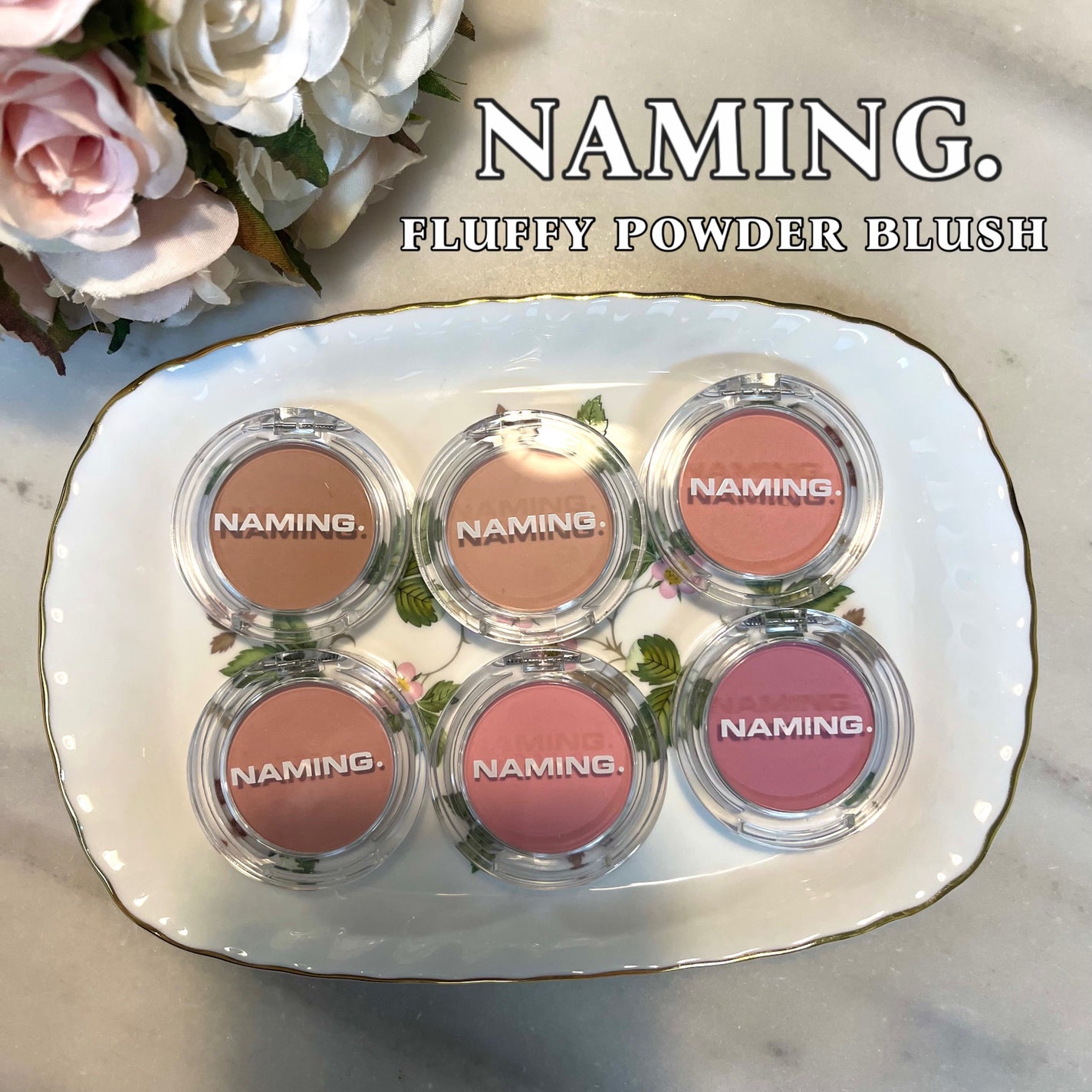 ネーミング フラッフィーパウダーブラッシュ/NAMING./パウダーチークを使ったクチコミ(1枚目)