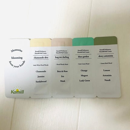 パフューマリー ハンド&ネイルクリーム ブルーガーデン 50ml/カミール/ハンドクリームを使ったクチコミ(2枚目)