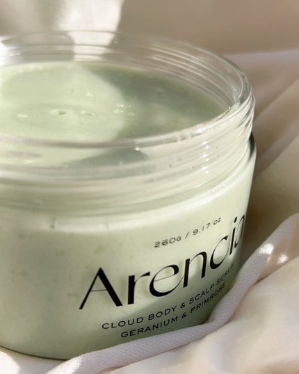 フレッシュクラウドスクラブ ゼラニウム&プリムローズ/アレンシア/ボディスクラブを使ったクチコミ(5枚目)