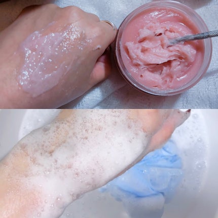 フレッシュクラウドスクラブ ラベンダー&ペア/アレンシア/ボディスクラブを使ったクチコミ(5枚目)