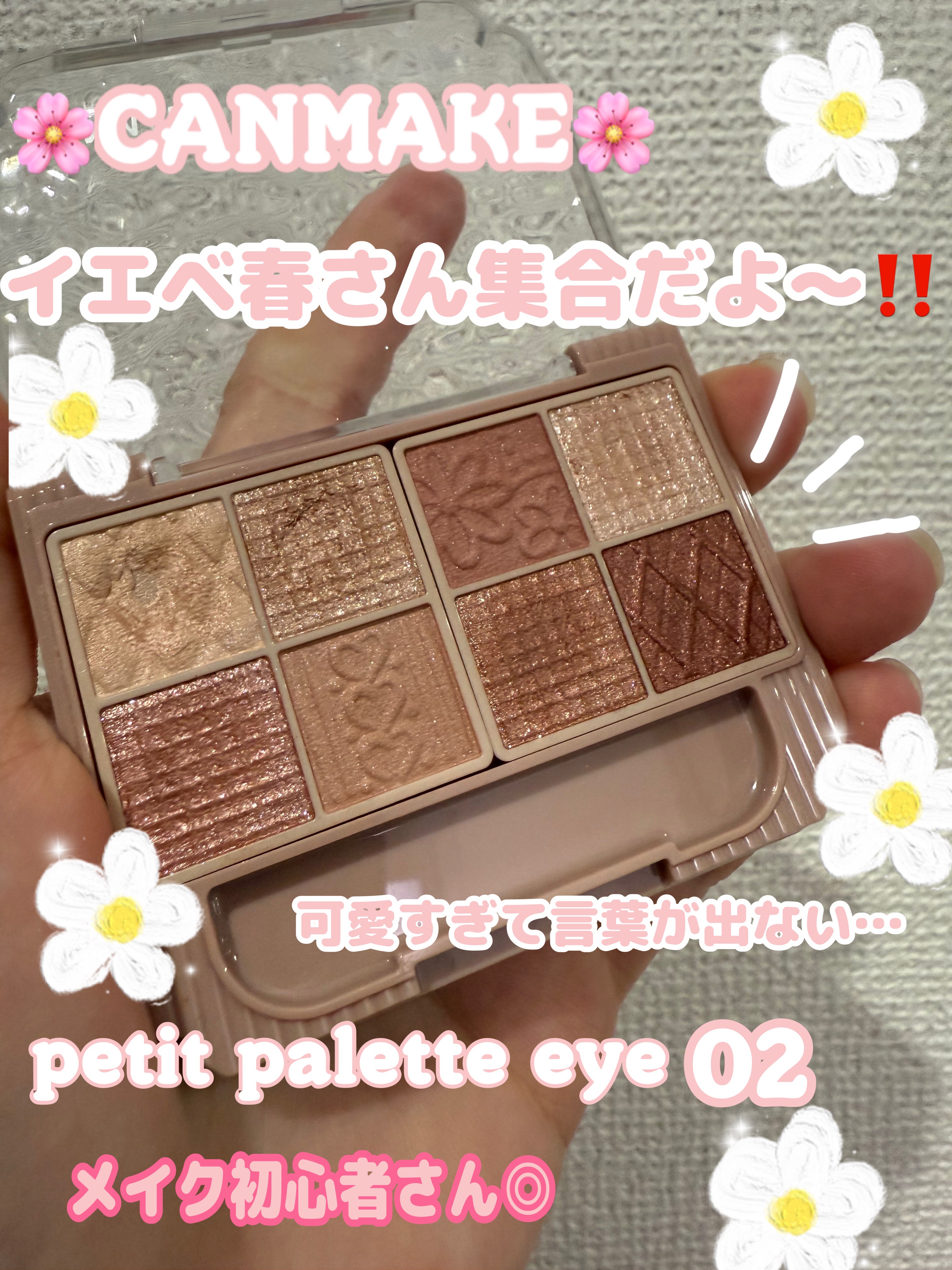 プティパレットアイズ/キャンメイク/パウダーアイシャドウを使ったクチコミ（1枚目）