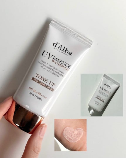 ウォータフルトーンアップサンクリーム/ダルバ/日焼け止めクリームを使ったクチコミ(1枚目)