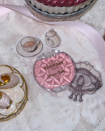 クリームチーク(パールタイプ)/キャンメイク/ジェル・クリームチークを使ったクチコミ(4枚目)