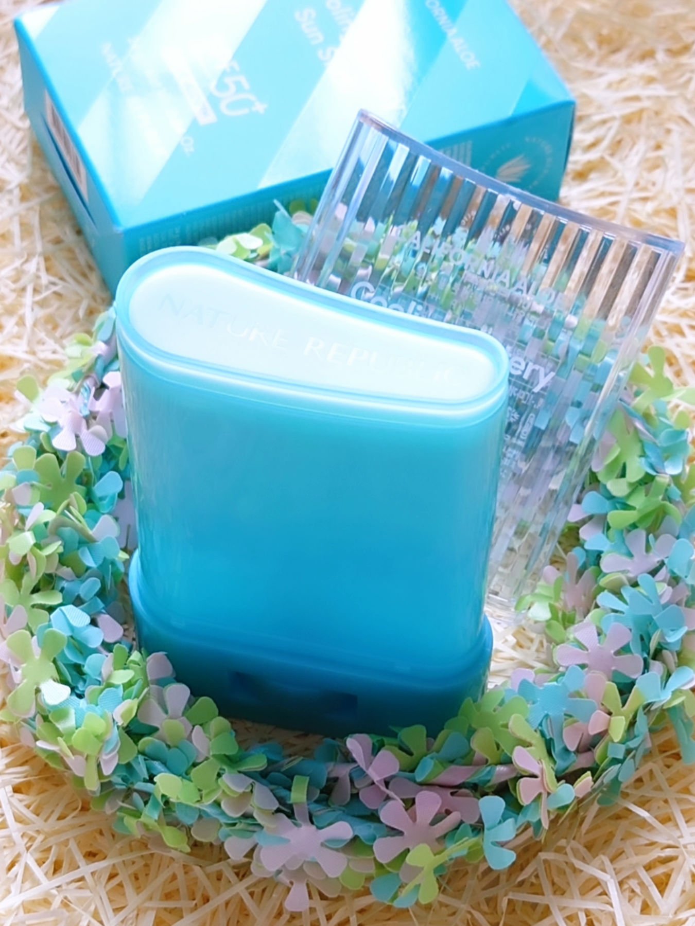 カリフォルニアアロエクーリング水分サンスティック/ネイチャーリパブリック/日焼け止めスティックを使ったクチコミ（2枚目）