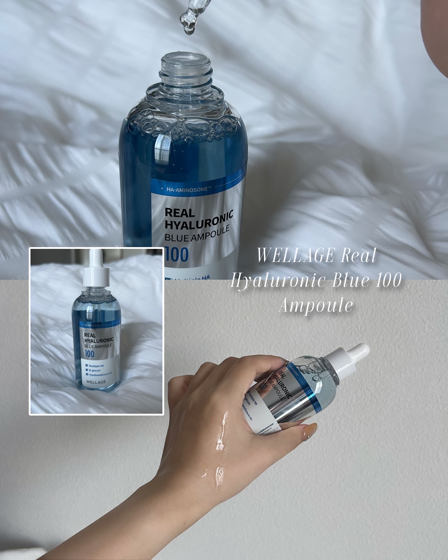 リアルヒアルロニックブルーアンプル 100/Wellage/美容液を使ったクチコミ（2枚目）