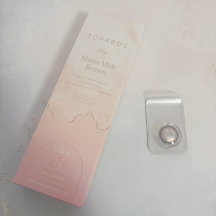 TOPARDS 1day ムーンメルトブラウン/TOPARDS/ワンデー(1DAY)カラコンを使ったクチコミ(1枚目)