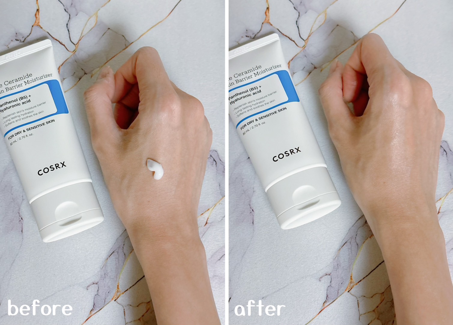 RXザ・セラミドスキンバリアモイスチャライザー/COSRX/フェイスクリームを使ったクチコミ（3枚目）