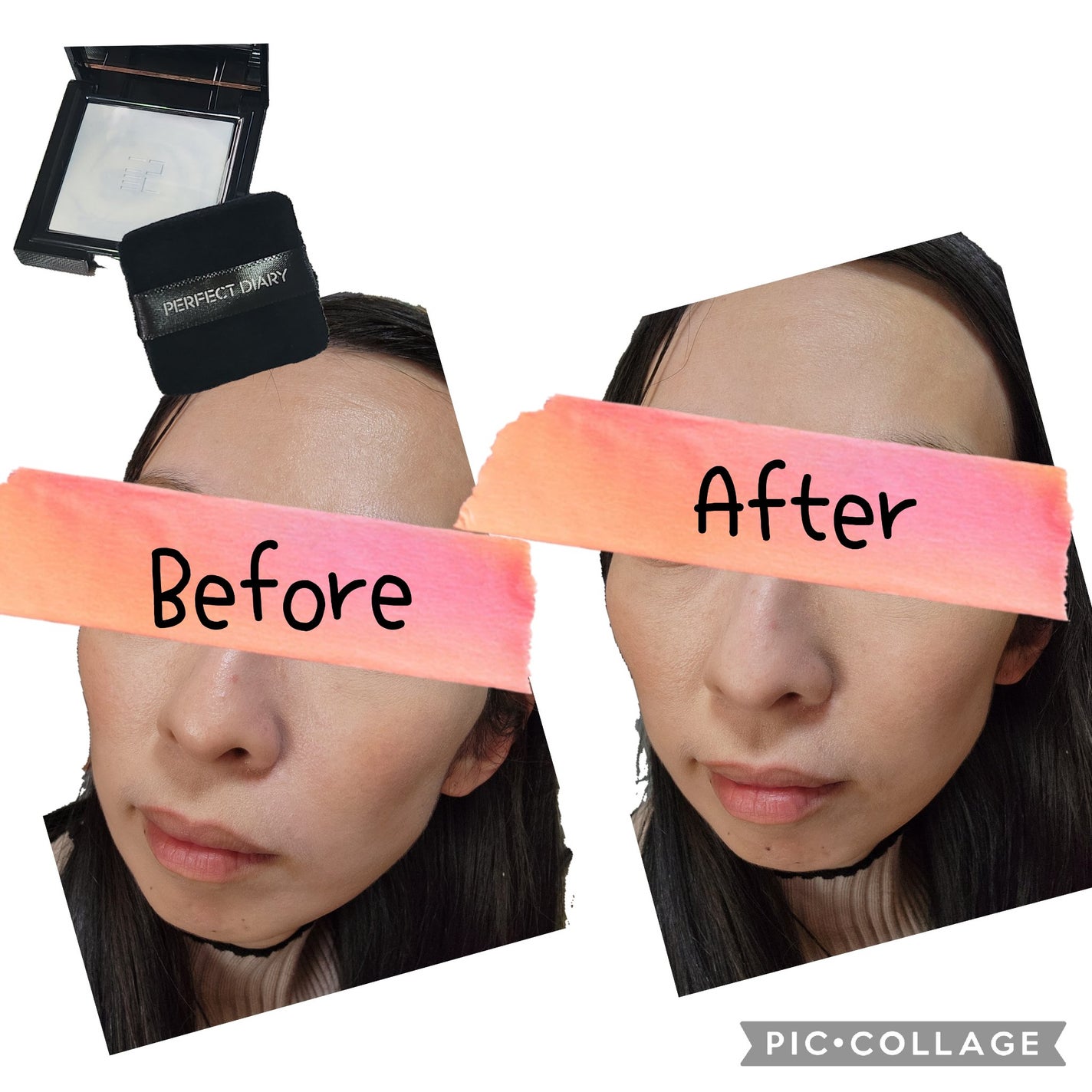 トランスルーシェント ブルーリング セッティング パウダー/PERFECT DIARY/プレストパウダーを使ったクチコミ(4枚目)