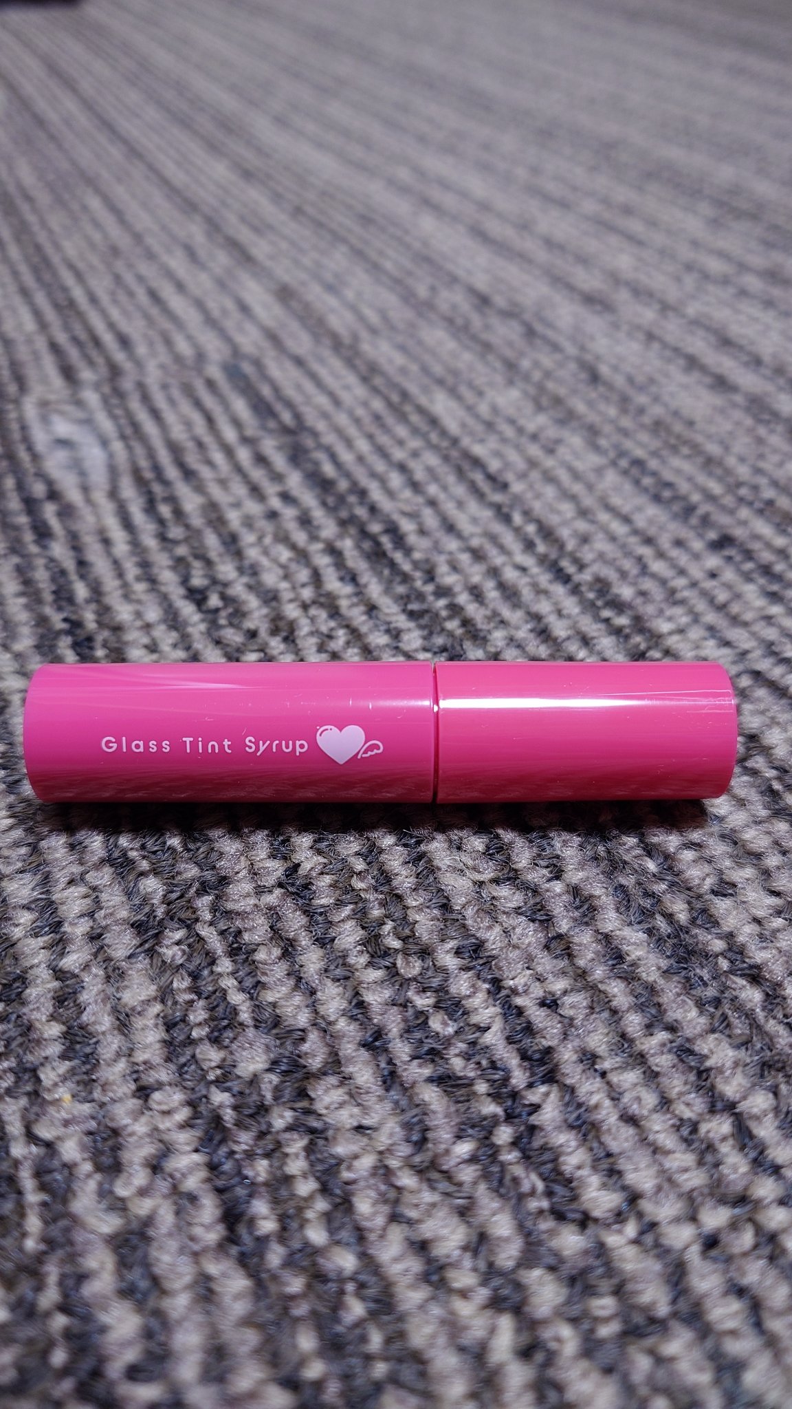 グラスティントシロップ 40th メモラブルピンクレッド/キャンメイク/リップティントを使ったクチコミ（2枚目）