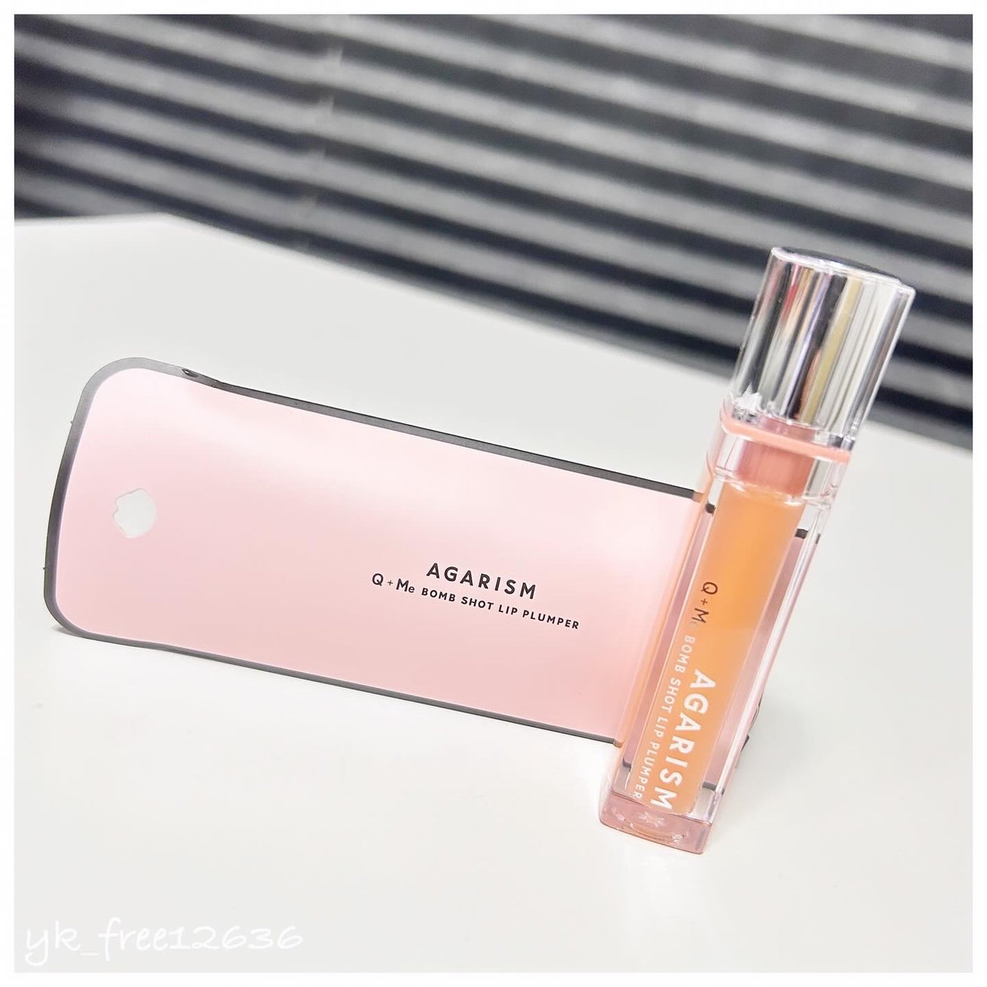 キューミ―ボムショットリッププランパー/AGARISM/リッププランパーを使ったクチコミ(1枚目)