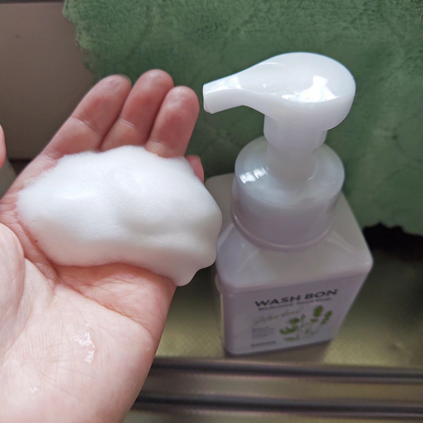 ウォシュボン ハーバル薬用ハンドソープ/サラヤ/ハンドソープを使ったクチコミ(2枚目)