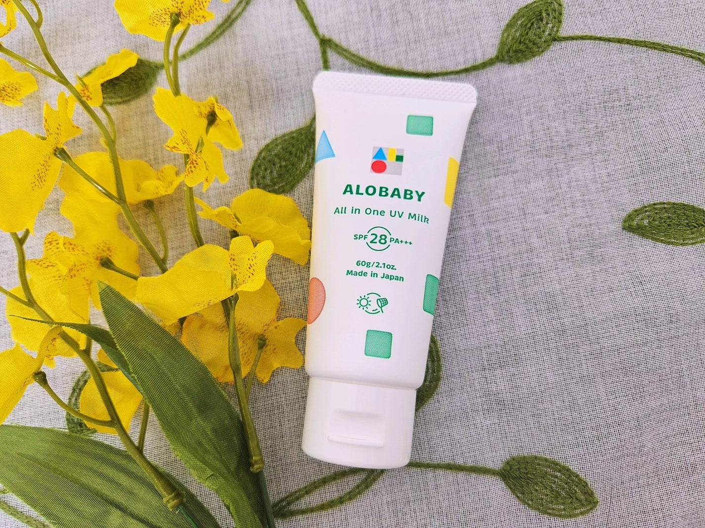 アロベビー オールインワンUVミルク/ALOBABY/日焼け止めミルクを使ったクチコミ(1枚目)
