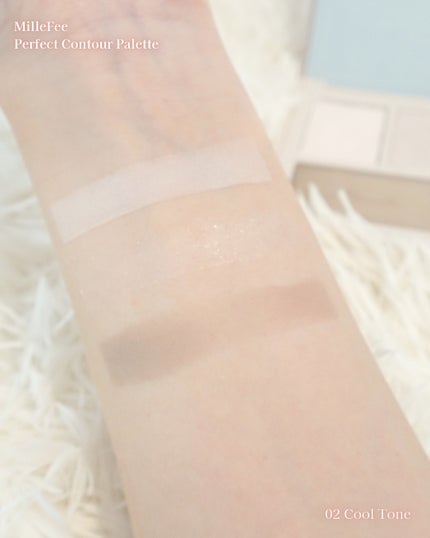 チート顔コントゥアパレット/MilleFée/パウダーハイライトを使ったクチコミ(5枚目)