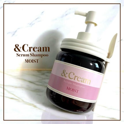 アンドクリーム セラムシャンプー モイスト/&Cream/市販シャンプーを使ったクチコミ(1枚目)