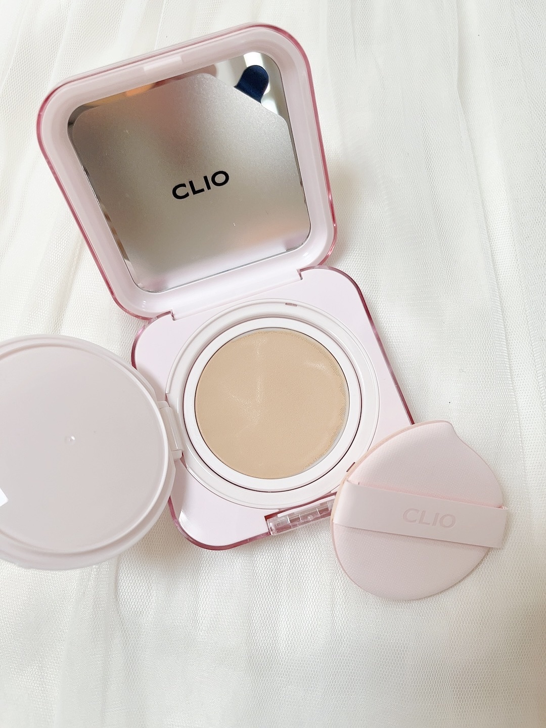 キルカバー メッシュ グロウ エッセンシャル クッション/CLIO/クッションファンデーションを使ったクチコミ（3枚目）