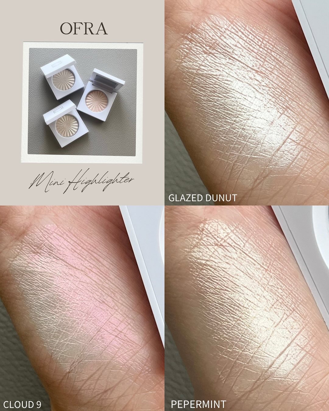 OFRA mini Highlighter/Ofra Cosmetics/パウダーハイライトを使ったクチコミ（2枚目）